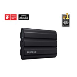 Внешний твердотельный накопитель SSD 1TB Samsung T7 Shield MU-PE1T0S/AM, USB 3.2 Gen 2 Type-C, USB 3.2, Read/Write up to 1050/10