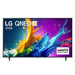 Телевизор 65" LG QNED80 QNED MiniLED 4K IPS, Smart TV WebOS, WiFi, Bluetooth, Пульт Magic голосовое, звук 40W Сабвуфер:20Вт, кол