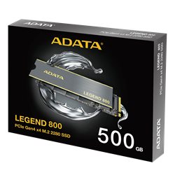 SSD ADATA LEGEND 800 500G M.2 2280 PCIe Gen 4.0 x4, Read up:3500 MB/s, Write up:2800 MB/s