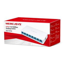 Коммутатор сетевой Mercusys MS108(EU) (8x10/100Mb/s)