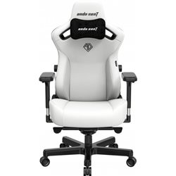 Gaming Chair AD12YDC-L-01-W-PV/C AndaSeat Kaiser 3 L WHITE 4D Armrest 65mm wheels PVC Leather