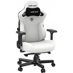 Gaming Chair AD12YDC-L-01-W-PV/C AndaSeat Kaiser 3 L WHITE 4D Armrest 65mm wheels PVC Leather
