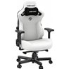 Gaming Chair AD12YDC-L-01-W-PV/C AndaSeat Kaiser 3 L WHITE 4D Armrest 65mm wheels PVC Leather