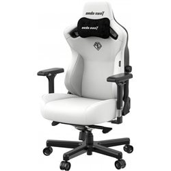 Gaming Chair AD12YDC-L-01-W-PV/C AndaSeat Kaiser 3 L WHITE 4D Armrest 65mm wheels PVC Leather