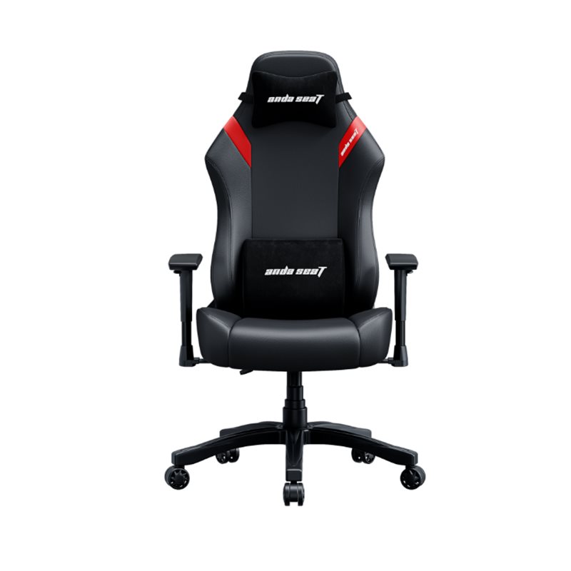 Gaming Chair AD18-44-BR-PV-CIS AndaSeat Luna BLACK&RED 1D Armrest 60mm wheels PVC Leather