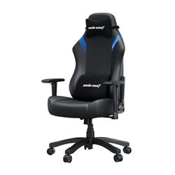 Gaming Chair AD18-44-BS-PV-CIS AndaSeat Luna BLACK&BLUE 1D Armrest 60mm wheels PVC Leather