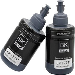 Контейнер совместимый T7741 для Epson M100/M105/M200/M205/L1455 Black 135ml,пигмент