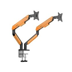 Monitor Arm AD-W-A9-2S-BO AndaSeat 17''-42',max 15Kg, rotation 360°, Tilt Range -75° to 75° ORANGE