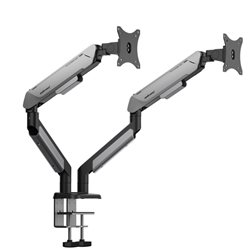 Monitor Arm AD-W-A9-2S-BB AndaSeat 17''-42',max 15Kg, rotation 360°, Tilt Range -75° to 75° BLACK