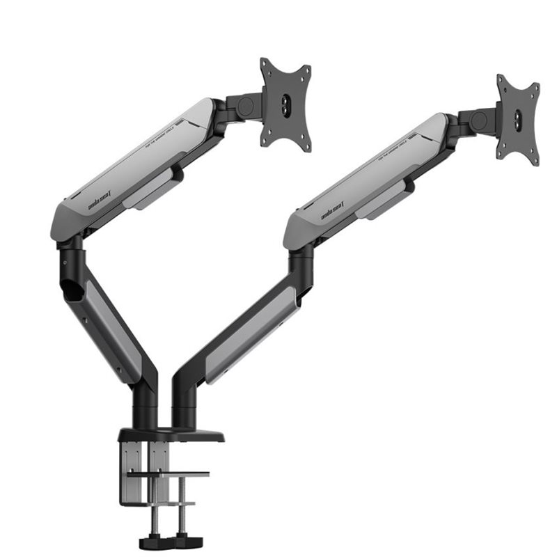 Monitor Arm AD-W-A9-2S-BB AndaSeat 17''-42',max 15Kg, rotation 360°, Tilt Range -75° to 75° BLACK
