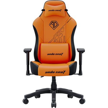 Gaming Chair AD18Y-14-OB-PV/C AndaSeat Phantom 3 Tiger ORANGE 2D Armrest 60mm wheels PVC Leather