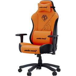 Gaming Chair AD18Y-14-OB-PV/C AndaSeat Phantom 3 Tiger ORANGE 2D Armrest 60mm wheels PVC Leather