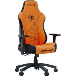 Gaming Chair AD18Y-14-OB-PV/C AndaSeat Phantom 3 Tiger ORANGE 2D Armrest 60mm wheels PVC Leather