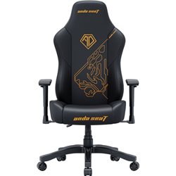 Gaming Chair AD18Y-14-B-PV/C AndaSeat Phantom 3 Tiger BLACK 2D Armrest 60mm wheels PVC Leather