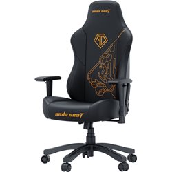 Gaming Chair AD18Y-14-B-PV/C AndaSeat Phantom 3 Tiger BLACK 2D Armrest 60mm wheels PVC Leather