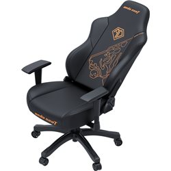 Gaming Chair AD18Y-14-B-PV/C AndaSeat Phantom 3 Tiger BLACK 2D Armrest 60mm wheels PVC Leather