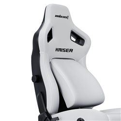 Gaming Chair AD12YDDC-XLL-20-W-PV/C AndaSeat Kaiser 4 XL WHITE 5D Armrest 65mm wheels PVC Leather