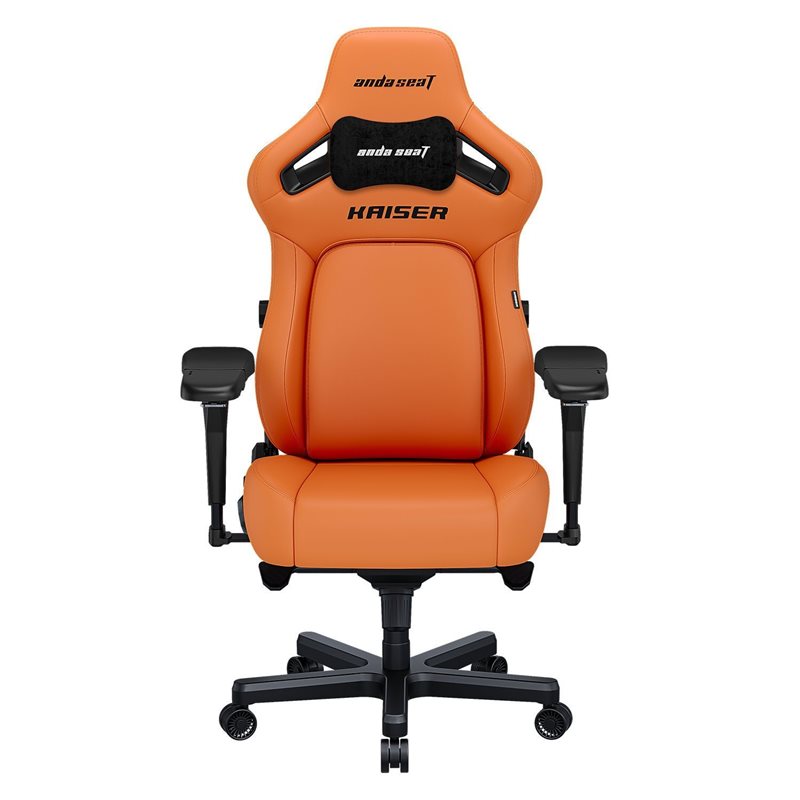 Gaming Chair AD12YDDC-XLL-20-O-PV/C AndaSeat Kaiser 4 XL ORANGE 5D Armrest 65mm wheels PVC Leather
