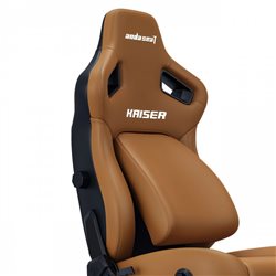 Gaming Chair AD12YDDC-XLL-20-K-PV/C AndaSeat Kaiser 4 XL BROWN 5D Armrest 65mm wheels PVC Leather