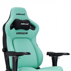 Gaming Chair AD12YDDC-L-20-E-PV/C AndaSeat Kaiser 4 L BLUE 5D Armrest 65mm wheels PVC Leather