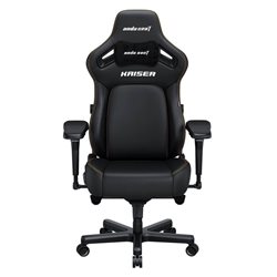 Gaming Chair AD12YDDC-L-20-B-PV/C AndaSeat Kaiser 4 L BLACK 5D Armrest 65mm wheels PVC Leather