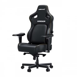 Gaming Chair AD12YDDC-L-20-B-PV/C AndaSeat Kaiser 4 L BLACK 5D Armrest 65mm wheels PVC Leather