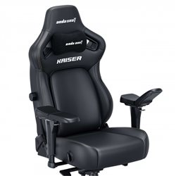 Gaming Chair AD12YDDC-L-20-B-PV/C AndaSeat Kaiser 4 L BLACK 5D Armrest 65mm wheels PVC Leather