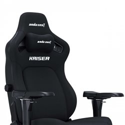 Gaming Chair AD12YDDC-L-20-B-CF AndaSeat Kaiser 4 L BLACK 5D Armrest 65mm wheels PVC Fabric