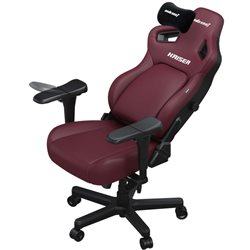 Gaming Chair AD12YDDC-L-20-A-PV/C AndaSeat Kaiser 4 L MAROON 5D Armrest 65mm wheels PVC Leather