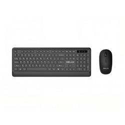 Клавиатура+мышь беспроводной набор Delux K7009G+M355GX (K7009G: 104станд+12мультим.клав, M355GX: оптическая, DPI-max 800, 4 кноп