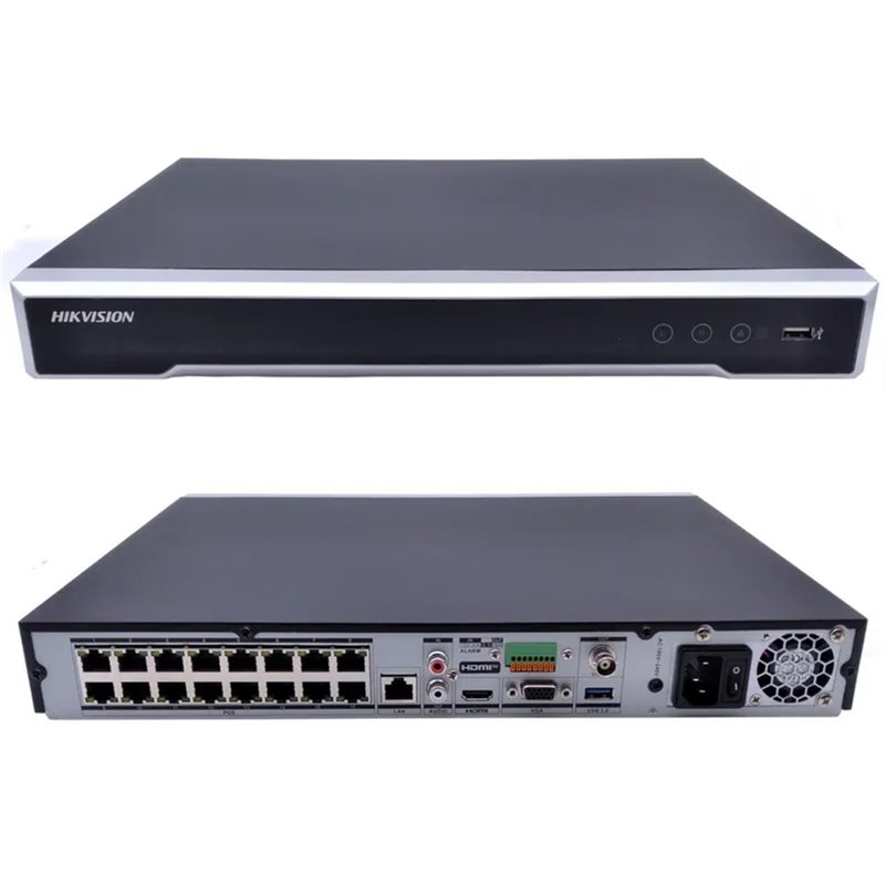 NVR HIKVISION DS-7616NI-M2(O-STD)(256mbps,16 IP,2ch/32 MP,4ch/8MP,16ch/4MP,2HDD upto 16TB,H.265)
