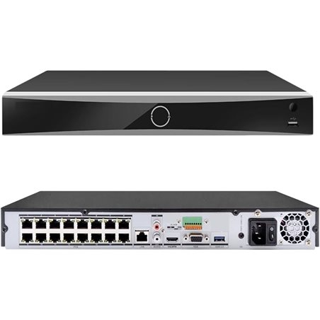 NVR HIKVISION DS-7616NXI-K2(D)(O-STD(160mbps,16 IP,2ch/12MP,3ch/8MP,12ch/1080P,2HDD upto 10TB,H.265)