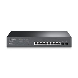 Коммутатор TP-Link TL-SG2210MP, 8 портов 10/100/1000 Мбит/с (разъём RJ45) с поддержкой PoE+ Auto MDI/MDIX, 2 гигабитных слота SF