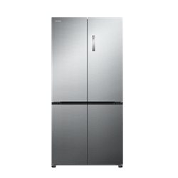 OViO ORF-541S 4 дверный, Inverter, No Frost, 522л (314/181/27), стальной цвет, ящик с переменной темп, черное стекло, Metal Cool