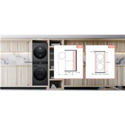 Стиральная машина с сушкой LG Wash Tower W4W8LVPKZHM