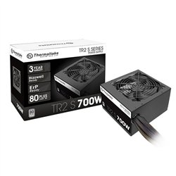 Блок питания 700W Thermaltake TR2 S 700W ATX, 80 PLUS®, APFC,20+4 pin, 4+4pin,5хSata,4хMolex,1хFDD,2хPCI-E 6+2 pin, вентилятор 1
