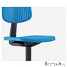 Кресло Ikea Alrik, вращающееся кресло, с регулируемой высотой, на колесиках, синее [402.141.17]