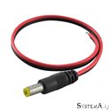 коннектор питания HW-C16 DC male cable(red+ black)25cm length